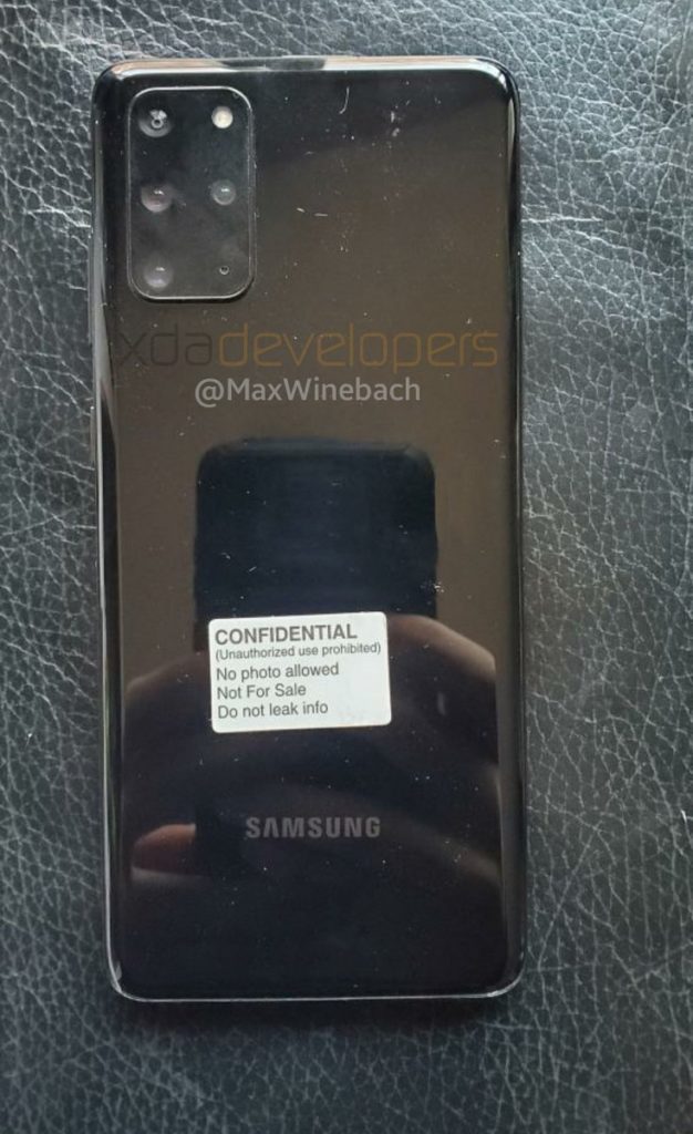 Samsung Galaxy S20+: Διέρρευσαν οι πρώτες φωτογραφίες!